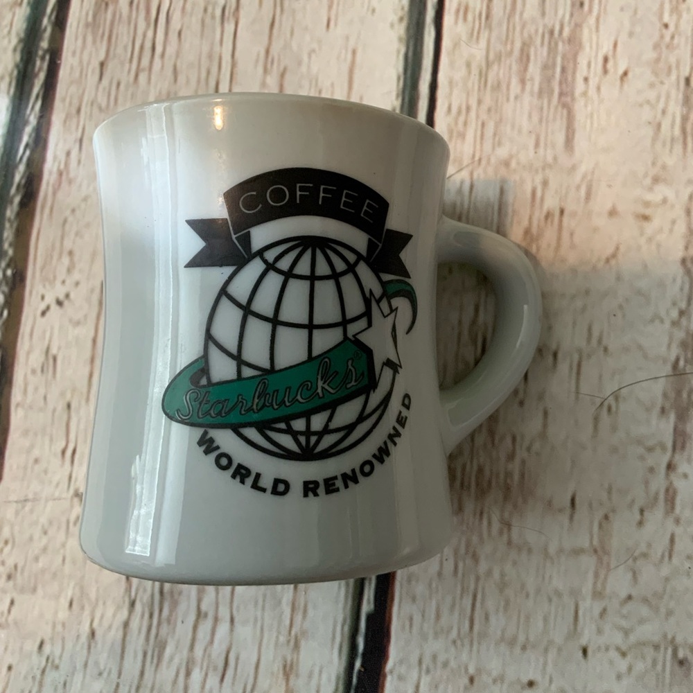 Starbucks Retro Diner Mug - Concave Sides - Hard to Find